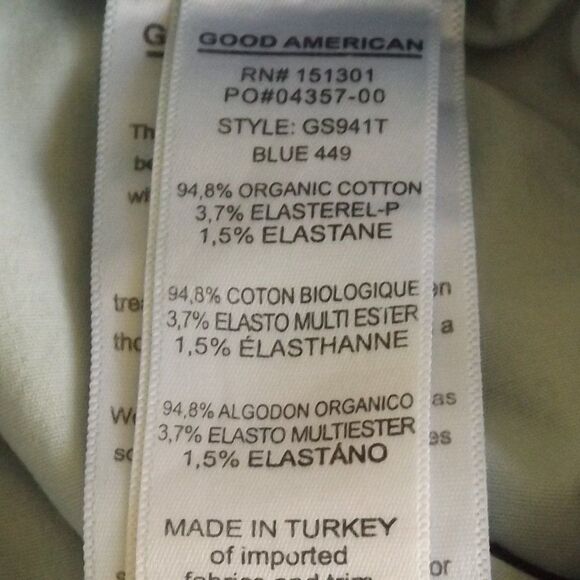 GOOD AMERICAN Jeans, 8/29, Light Wash, Good straight, Ankle, Zipper fly, Pockets - Picture 12 of 15